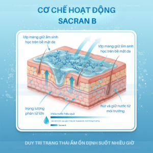 Sacran B – Hoạt chất dưỡng ẩm sinh học