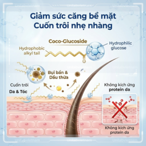 Coco-Glucoside – Chất Tạo Bọt Dịu Nhẹ