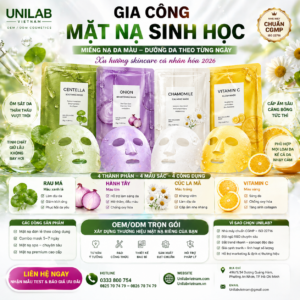 Gia Công Mặt Nạ Sợi Sinh Học Đa Màu