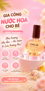 Gia công nước hoa cho bé