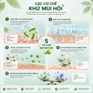 Cơ chế khử mùi hôi cơ thể