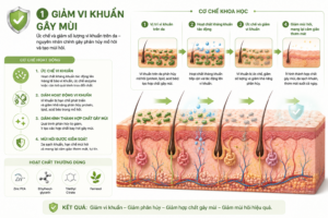 Cơ chế khử mùi hôi cơ thể