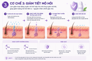 Cơ chế khử mùi hôi cơ thể