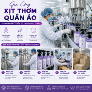 Gia công xịt thơm quần áo