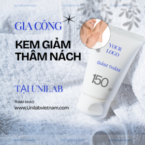 gia công kem giảm thâm nách