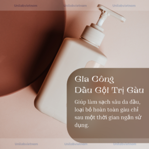 gia công dầu gội trị gàu