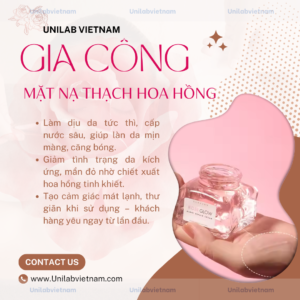 Gia Công Mặt Nạ Thạch Hoa Hồng