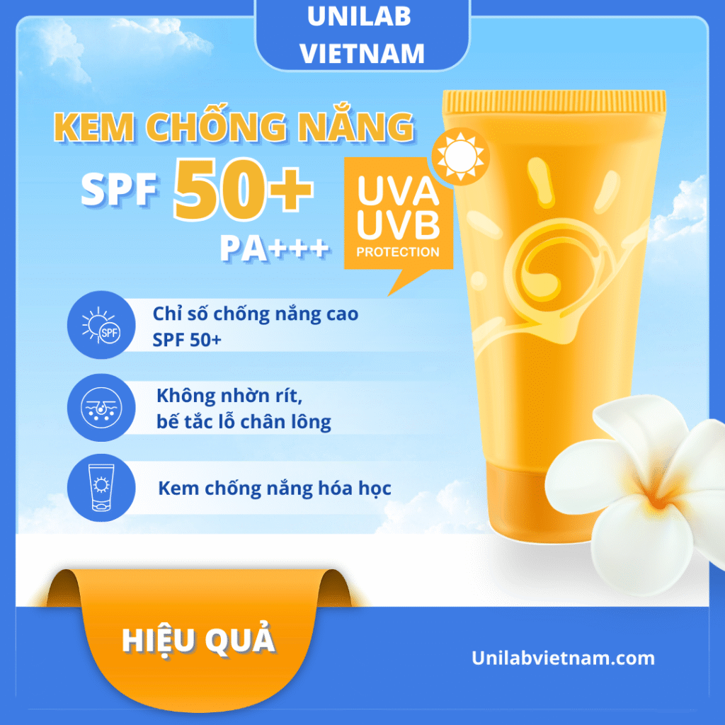 Kem chống nắng hóa học