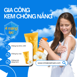Gia Công Kem Chống Nắng 4 Màng Lọc