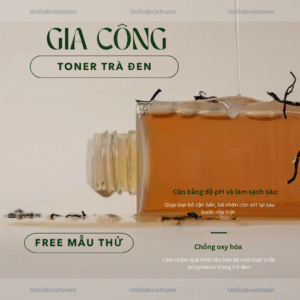 Gia công toner trà đen