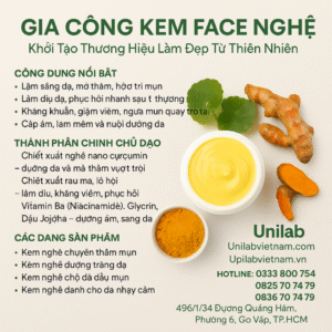 Gia công kem face nghệ