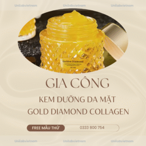 Gia Công Kem Dưỡng Da Mặt Gold Diamond Collagen