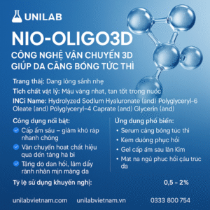 Nio-Oligo3D nguyên liệu căng bóng da