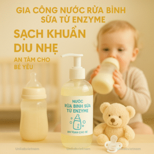 Gia Công Nước Rửa Bình Sữa Từ Enzyme