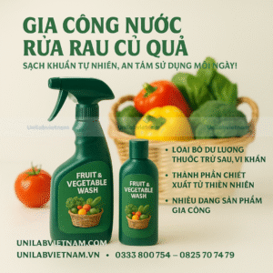 Gia Công Nước Rửa Rau Củ Quả