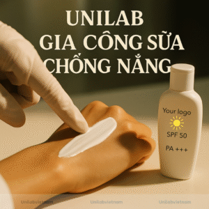 gia công sữa chống nắng SPF50, PA+++