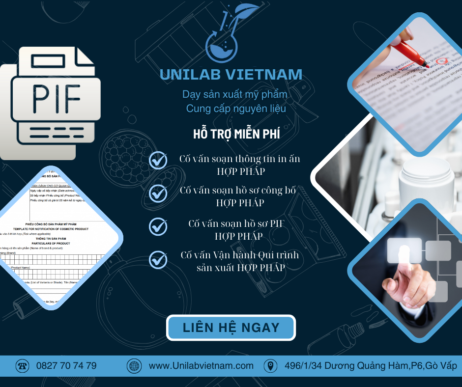 Dịch vụ dạy sản xuất mỹ phẩm