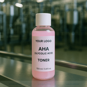 Gia công toner AHA ( Glycolic Acid)