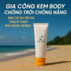 Gia công kem body chống nắng chống trôi