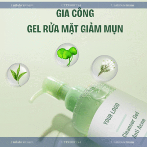Gia Công Gel Rửa Mặt Giảm Mụn
