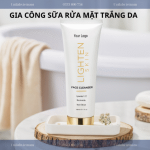 Gia công Kem rửa mặt sáng da
