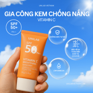 Gia Công Kem Chống Nắng Vitamin C