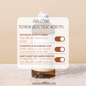 Gia Công Toner Glycolic Acid 7