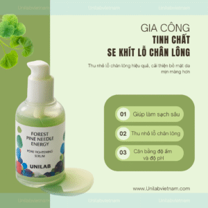 Gia Công Tinh Chất Se Khít Lỗ Chân Lông