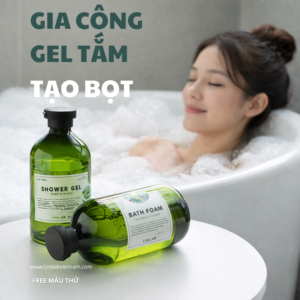 Gia Công Gel Tắm Tạo Bọt Bồn Tắm