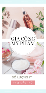 Gia Công Mỹ Phẩm Số Lượng Ít