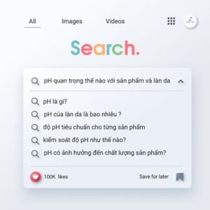 pH và tầm quan trọng đối với làn da và sản phẩm