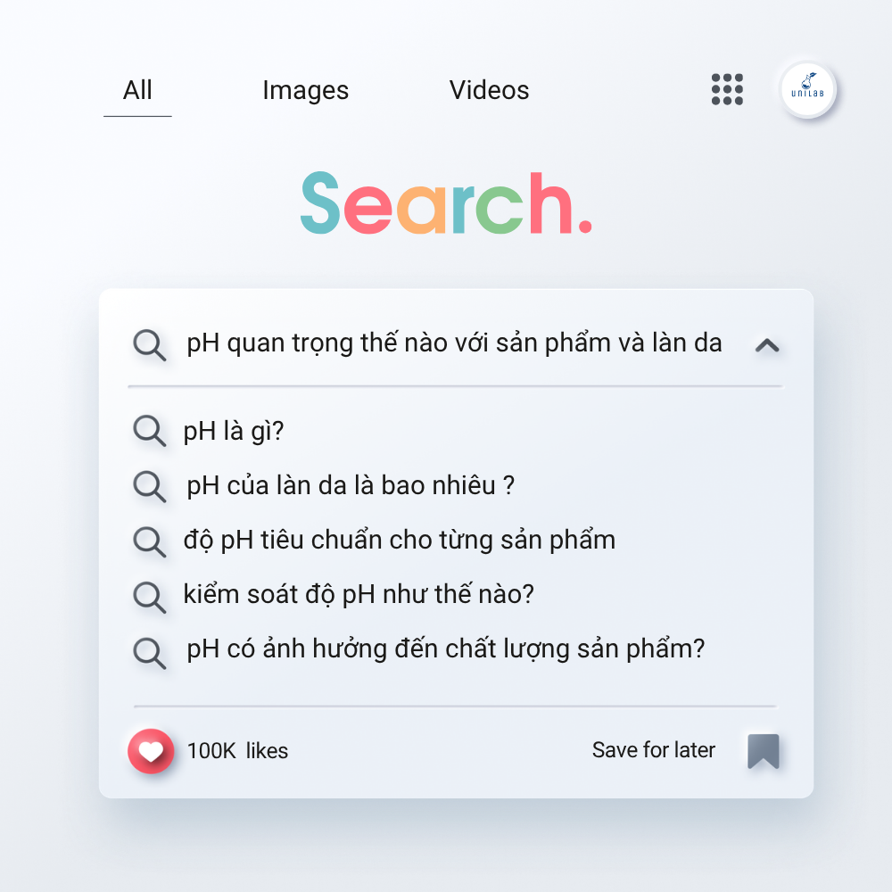 pH và tầm quan trọng đối với làn da và sản phẩm