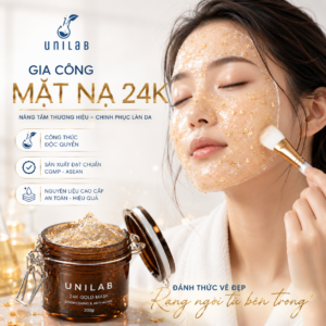 Gia công mặt nạ 24k