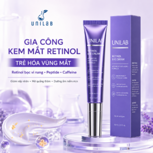 Gia công kem giảm thâm mắt Retinol