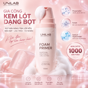 Gia công kem lót dạng bọt