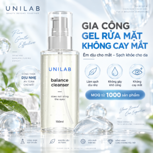 Gia công gel rửa mặt không cay mắt
