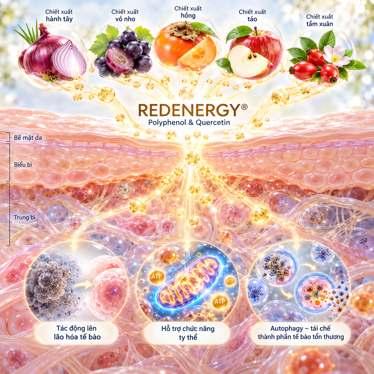 REDENERGY® – Nguyên liệu chống lão hóa